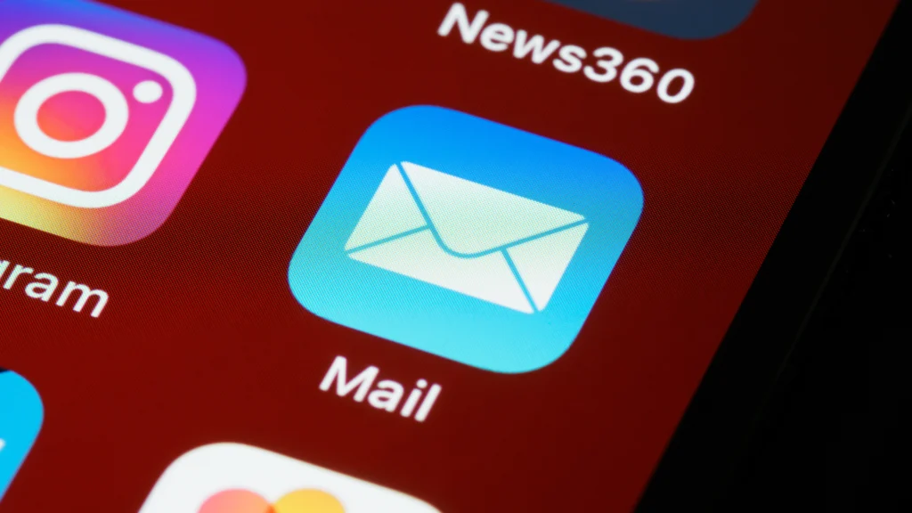 Icône de l’app Mail utilisée pour envoyer un mail avec accusé de réception
