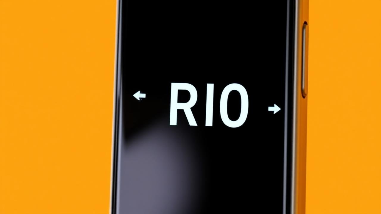Téléphone mobile affichant un code RIO de 12 caractères sur son écran, avec des flèches illustrant le transfert de numéro entre opérateurs de télécommunication en arrière-plan.